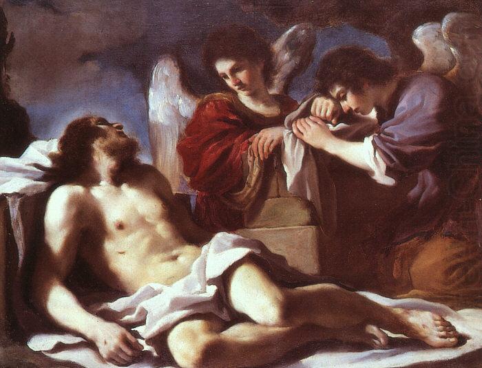 Angels Weeping Over the Dead Christ,  Giovanni Francesco  Guercino